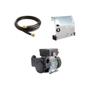 BOMBA IRON-50 230 VCA + SOPORTE UNIVERSAL, 4 m MANGUERA +  PISTOLA MANUAL